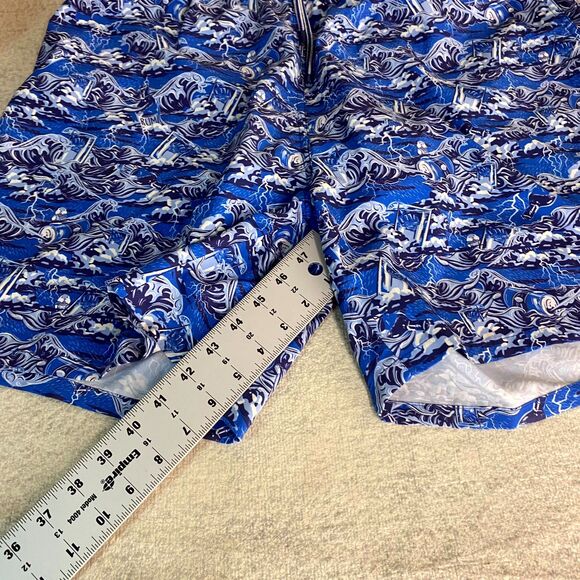 Peter Millar Lined Swim Trunks Drink and Swim Print Mens Size 2XL - Picture 10 of 11